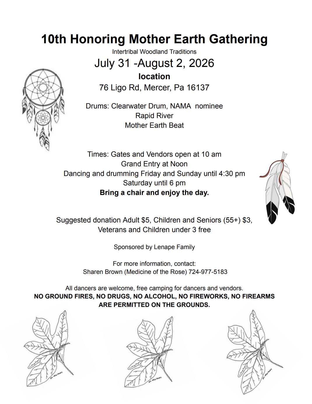 9th Annual Honoring Mother Earth Gathering 2026